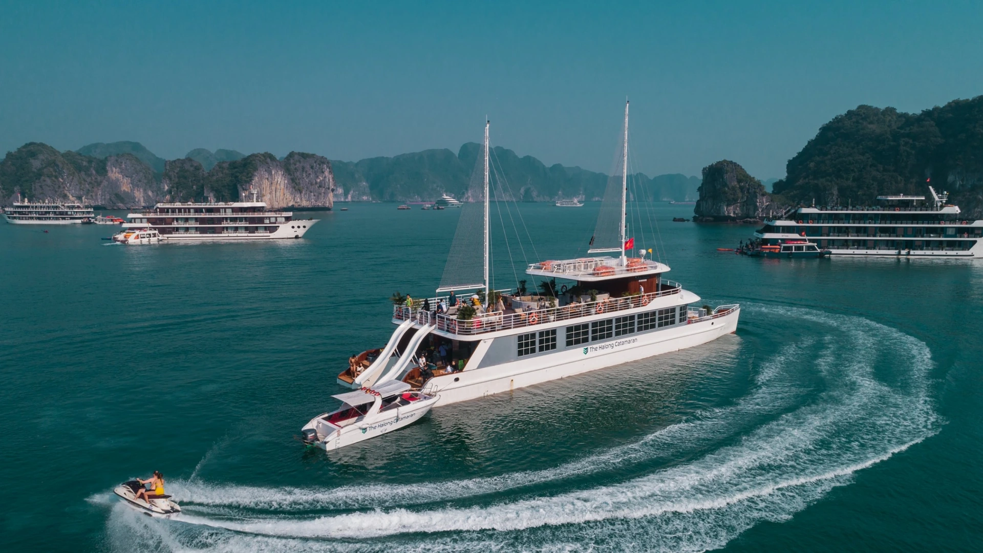 Day Tour | Explore Ha Long Bay & Lan Ha Bay by Catamaran Cruise